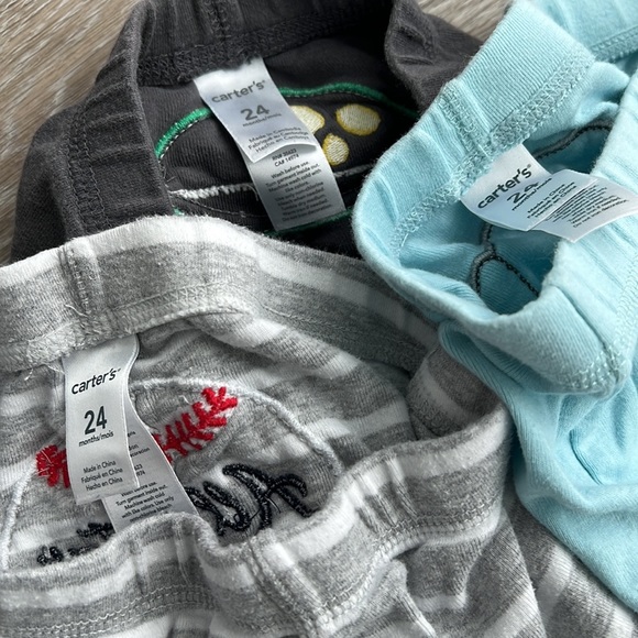 Lot of 9 boys pants pull on jeans, shorts, joggers size 24m | 2T - Picture 10 of 15